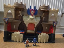 Fisher Price Imaginext Lions Den Knights Castle With Sounds 2 figures WORKING