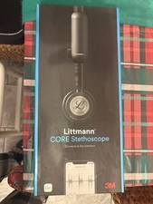 3M Littmann Core Digital Stethoscope Black with Rainbow Polish Finish