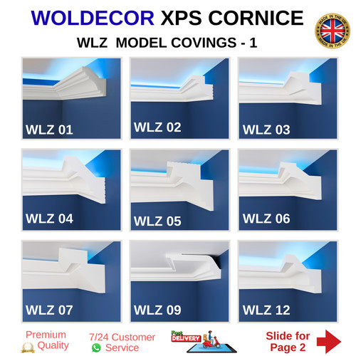 Coving cornice moulding led - coving,
