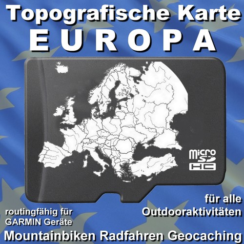 Europe topo map contourlines - topo,