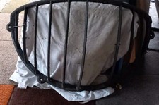 Antique Solid Cast Iron Hay Rack. Original farm yard item. Pre 1900's Untouched