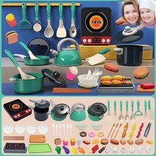 Kid Kitchen Toy Set Play Pot