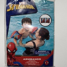 Spiderman Marvel Ultimate Kids Inflatable Arm Bands Ages 3-6 New Floaties