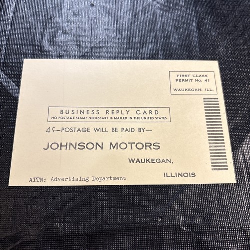 1958 johnson motors - johnson, outboard