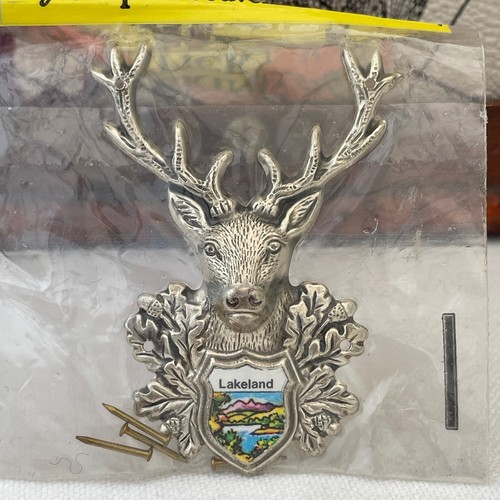 Vintage walking stick - stick, badge