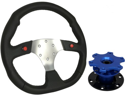 Chrome steering wheel - chrome, +