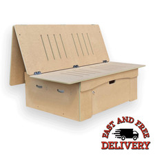 ⭐6ft x 4ft Eco rock & roll bed - Campervan Vivaro Trafic Transit T5 T6 MDF wood