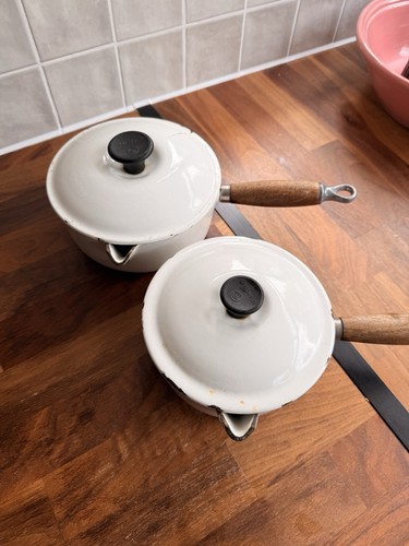 Vintage creuset enamel cast - vintage,