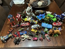 VINTAGE TOYS JOB LOT TRANSFORMERS FILM ACTION FIGURES DIECAST ROBOTS SOME RARE F