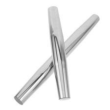  2 Pcs Rolling Pin Stainless Steel French for Dough Cookie Roller