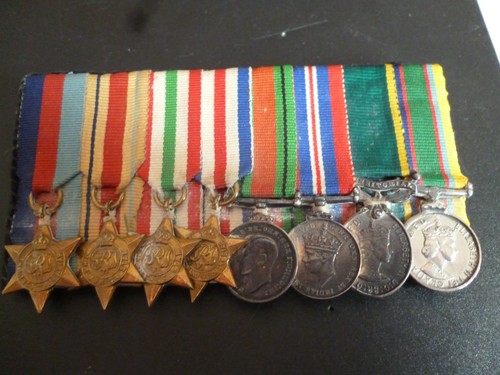British military mini medals - british,