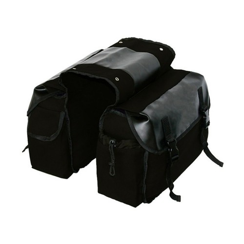 Motorcycle side pouch black - motorcycle,