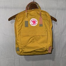 Fjallraven Kanken Classic Backpack 23510 Yellow Lightweight Bag VERY CLEAN!