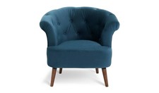 Habitat Chesterfield Accent Chair - Navy
