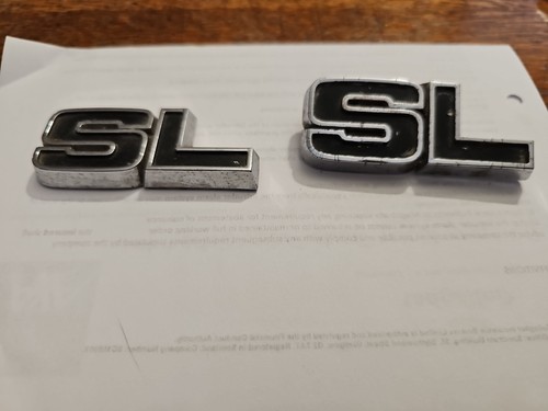 Classic vauxhall viva badge - sl,
