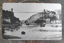 Clifton suspension bridge with - bridge,