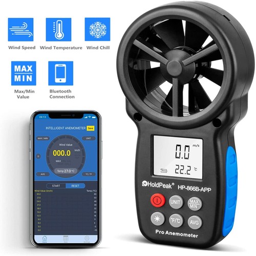 Lcd digital anemometer - lcd,
