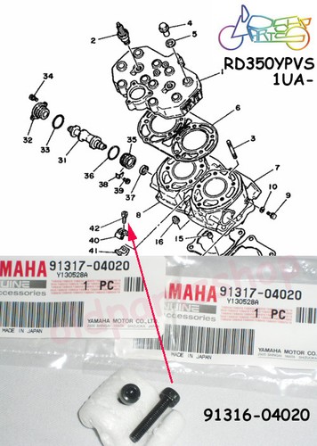 Yamaha rz350 rd350ypvs valve - rd350ypvs,