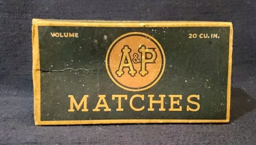 Vintage matches empty - vintage, a&p