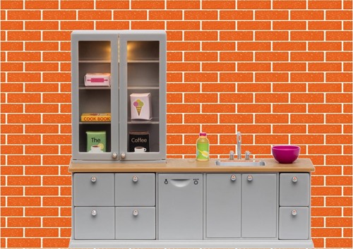 Dolls house wallpaper - house,