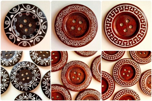 Luxury large wooden patterned - large,