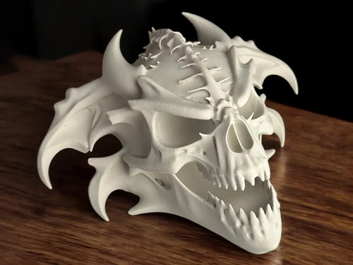 Demonic dragon skull - demonic,