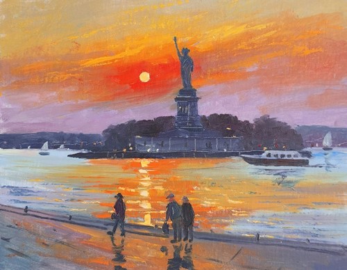 Statue liberty new york - liberty,,