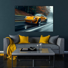 Yellow Porsche 911 Classic