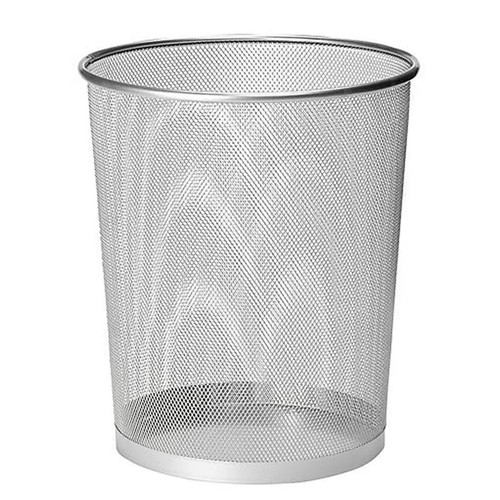 Metal mesh bin rubbish - metal,