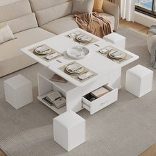 Coffee Table with Lift Top & 4