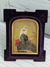 Antique Purple Velvet Frame