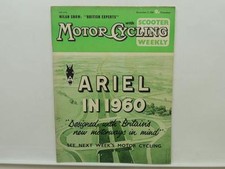 Dec 1959 Motorcycling Magazine Ariel Desmo Ducati Sidecar Scooter Triumph L9796