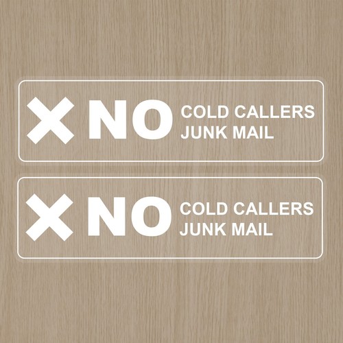Attention cold callers - no,