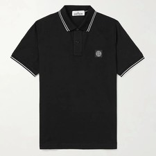 STONE ISLAND Black Slim Fit
