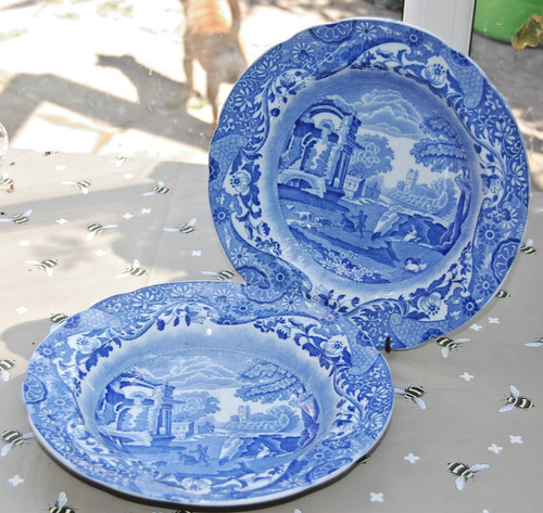 Pair antique copeland spode - of,