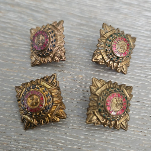 Militaria rank slides - rank,