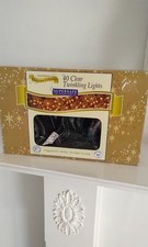 Vintage Woolworths Christmas Collection Xmas clear Lights 40 Twinkling working#e