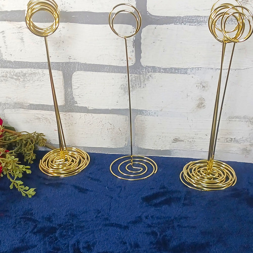 Gold metal spiral - metal,