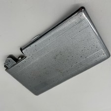 Polo Cigarette Case And Lighter Chrome Silver Collectible
