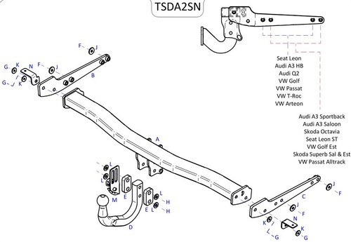 Towtrust swan neck automotive - neck,