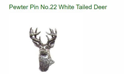 Bisley pewter lapel pin - bisley,