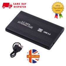 USB 2.0 to SATA Hard Drive Enclosure Caddy Case For 2.5" Inch HDD / SSD External