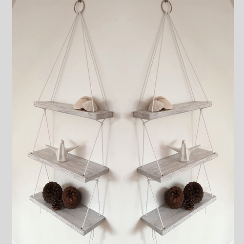White washed rustic hanging - washed,