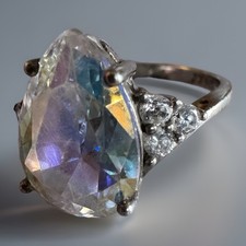 Sterling Silver Pear Shape