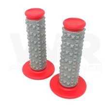 Grips Handlebar Red Grey for