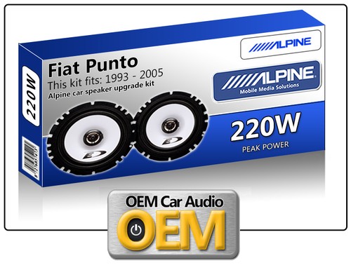 Fiat punto front door - fiat, speakers