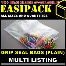 GRIP SEAL BAGS (PLAIN)