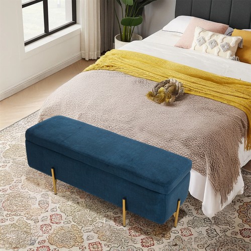 Upholstered ottoman bench bed - upholstered,