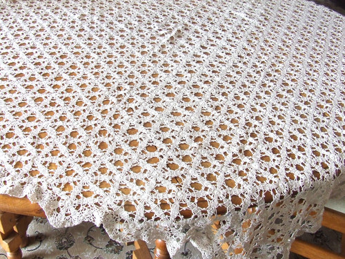 Vintage ecru hand - (beige),