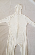 MORPHSUIT M-SUIT BODYSUIT BODY SUIT UNISEX ADULT WHITE FANCY DRESS 1 PC MED 👀